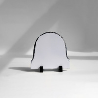 6x8 pouces blanc poli pierre écologique personnalisé Sublimation Plaque 15x20cm Rock Slate Love Style pour la décoration de la maison