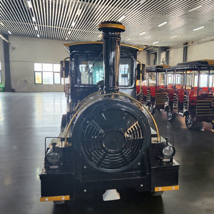 Tren Eléctrico de Estilo Retro para Parques Temáticos y Centros Comerciales, Tren Turístico Eléctrico para Ferias, Transporte Especial - Product Image 1