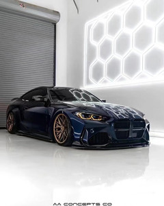 Kit carrosserie pour BMW M4 G82, style AD amélioré, en fibre de carbone, comprenant pare-chocs, jupes latérales, diffuseur, spoiler et capot, état neuf - Product Image 3