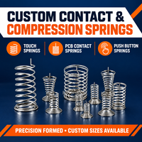 Ressort tactile en spirale en métal nickelé de haute précision pour usage industriel, taille personnalisée, fabricant