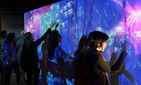 Panel de Pared Interactivo con Proyección para Juegos en Interiores, Panel Sensorial para Niños, Área de Juego Infantil