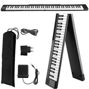 Nope Folding Piano 88-Key Portable Electronic Keyboard Foldable Battery Usb Power <b>Musical</b> <b>Instrument</b> - Product Image 3