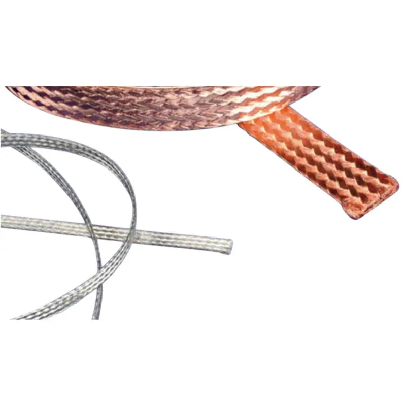 Proteção contra raios Fita trançada de cobre plana (FTCB, FRCB) Conexão flexível