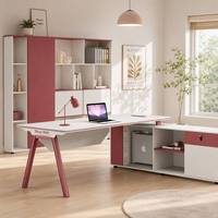 Bureau de direction moderne et minimaliste Shuo Ran, durable, avec armoire et rangement, garantie de 5 ans pour usage commercial