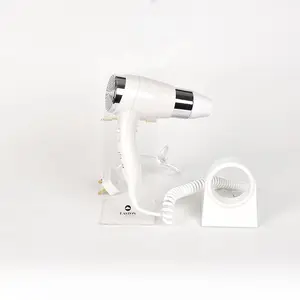 Hotel supplier wall mounted hotel room hair dryer with modern design for star hotel