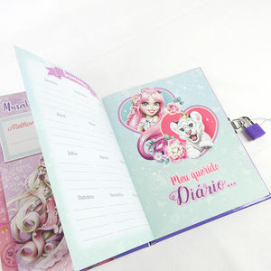 Carnet A5 avec serrure en forme de <span class=keywords><strong>baguette</strong></span> magique pour filles, impression Co-Dream - Couverture rigide colorée, papier couché et film laminé - Product Image 6