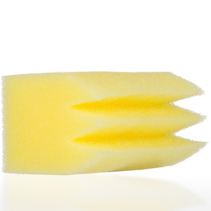 Playboy <b>Sponge</b> Hairbrush S930 <b>Yellow</b> Rectangle High Density Soft Salon Use - Product Image 4