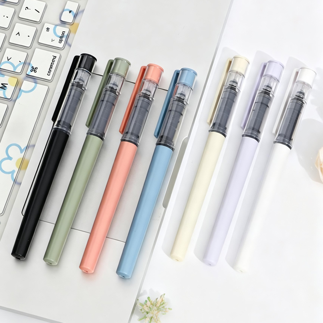 Premium CM Brand 0.5mm Large Capacity Direct Liquid Rollerball Pen Quick Drying Gel Ink Smooth Writing Gift Promotional Office