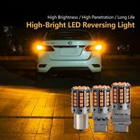 Nouvelles ampoules LED BESTOEMLED 1156 1157 T20 7440 7443 pour clignotants, sans erreur Canbus, 44SMD3030, blanc, rouge, ambre, 12V, pour feux de freinage de voiture