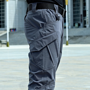 Pantaloni Tattici da <span class=keywords><strong>Uomo</strong></span> per Esterni, Multitasche, Resistenti all'Usura, Elasticizzati, Stile Cargo, per Pendolari - Product Image 2