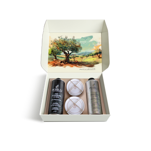 ชุดของขวัญน้ำมันมะกอกบริสุทธิ์พิเศษพร้อมโลโก้สั่งทำ 2 x 50 มล. 2 x 100 มล. น้ำมันปรุงอาหารออร์แกนิคสกัดเย็นพร้อมบรรจุภัณฑ์ - Product Image 1