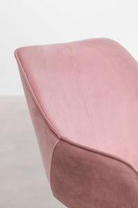 Chaise de salle à manger pivotante Design moderne nordique 360 avec pieds en métal Fauteuil de vente chaude pour restaurant café salon hôtel - Product Image 4