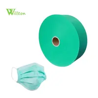 3プリマスク原料医療用グリーンPP素材スパンボンド不織布用カラー不織布