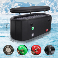Bain de glace gonflable de récupération de baignoire de glace de PVC de point de chute de Offre Spéciale