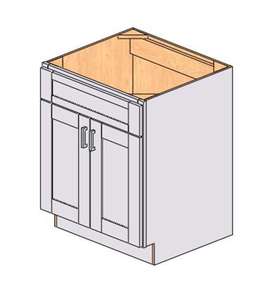 Mobile da Cucina Bianco Stile Shaker Sunique Sydney, Anta Moderna in MDF SW-SB27 - Product Image 1