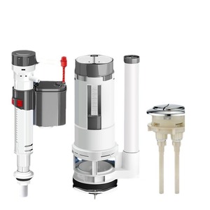 Sistema de válvula de descarga para inodoro Huixin YN-7080, accesorios de plástico para tanque, válvulas de entrada y salida de agua - Product Image 1