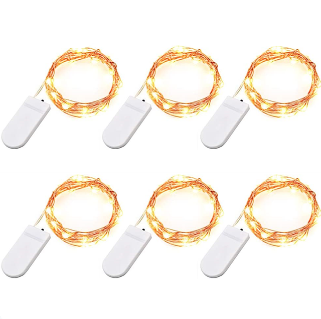 10ft(3m) LED Starry String Lights 30 Micro LEDs on Silvery Copper Wire for DIY Wedding Christmas Party Decoration