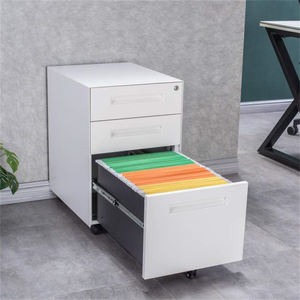 Meuble mobile à 3 tiroirs en métal - Product Image 4