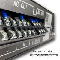 Convertisseur d'énergie à onde sinusoïdale pure 48V DC 110V AC 220V 230V 240V 6000W 63A à sortie unique avec écran LCD 60Hz certifié CE ROHS pour télécommunications OEM