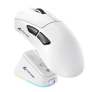 Neue ATTACK SHARK V3 PRO Ultraleichte Gaming-<span class=keywords><strong>Maus</strong></span> mit Tri-Modus, Kabellos, USB-C Kabelgebunden mit RGB Magnetischer Ladestation - Product Image 4