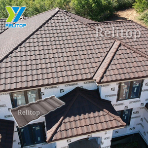 Panneaux de toit en tôle ondulée de couleur bleu océan, Style romain moderne, fabricants OEM de toitures métalliques - Product Image 3