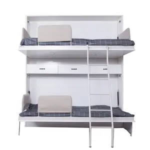 Enkele Saving Pull Down Ruimte Opvouwbaar Bed Muur Stapelbedden Moderne Vouwen Murphy Stapelbed