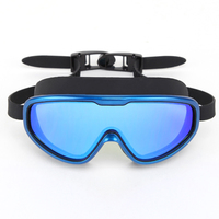 Lunettes de natation pour enfants à grande monture, revêtement miroir, anti-buée, protection UV400, masque de natation pour enfants et juniors