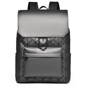 Mochila Geométrica Personalizada para Hombre, Estilo Diamante, Gran Capacidad, Moderna, Informal, para Portátil, Negocios - Product Image 1