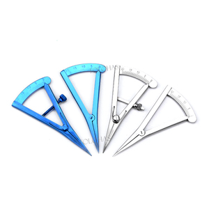 LHIEMR Cosmetic Plastic Surgical Instruments Titanium Alloy Stainless Steel <strong>Double</strong> Eyelid Measuring <strong>Ruler</strong> - Product Image 1