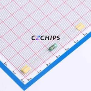 Inductor de Anillo de Color EC0410-222K / Componente de Orificio Pasante (THT), D4xL10.5mm 2.2mH 10% 45mA 30Ohm - Product Image 1