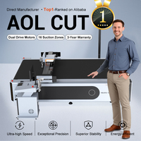 Plotter de Corte Plano Digital CNC AOL1625 con Cabezal Intercambiable