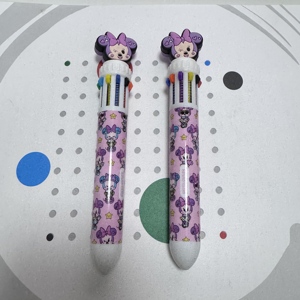 Penna a Sfera all'Ingrosso in 10 Colori, 1.0mm, Personalizzabile, Creativa con Testa in Gomma Morbida, Cartoleria per Bambini con Disegni Carini per <span class=keywords><strong>Disegnare</strong></span> - Product Image 2