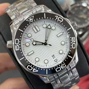 Montre mécanique de haute qualité avec bracelet en acier inoxydable, montre décontractée et professionnelle avec aiguilles, style sportif Omegaes - Product Image 1