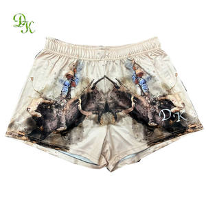 Pantaloncini da uomo con stampa a sublimazione con stampa calzoncini da ginnastica in rete da uomo con tasche con cerniera - Product Image 5