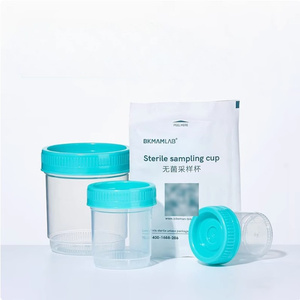 ถ้วยเก็บตัวอย่างทางชีวภาพแบบใช้แล้วทิ้งปลอดเชื้อ <span class=keywords><strong>Bikeman</strong></span> สำหรับเก็บน้ำอสุจิ ปัสสาวะ ของเหลวจากลำไส้ ความจุ 20-120 มล. - Product Image 1