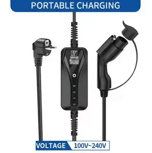 2024 Ac Home Use Portable Electric Car Charger 32a 7kw GB/T Specifications Low Price Ev Charger 220 Volts