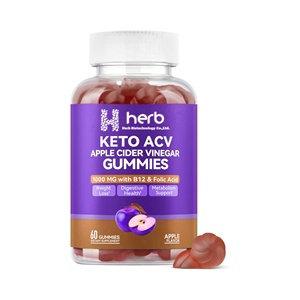 Gomitas Keto ACV Orgánicas Pura Slim, Suplemento de Vitaminas Orgánicas, Gomitas de Vinagre de Sidra de Manzana Keto, Marca Privada ODM/OEM al por Mayor - Product Image 1