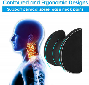 Coussin de soutien cervical universel en mousse à mémoire de forme souple toutes saisons <span class=keywords><strong>pour</strong></span> voiture, idéal <span class=keywords><strong>pour</strong></span> dormir et se détendre en voiture - Product Image 3