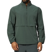Nouvelle veste bomber unisexe 2026 en nylon et élasthanne, légère, respirante, imperméable, à demi-zip, col montant, pour le sport et les activités de plein air
