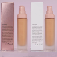 Échantillon gratuit de fond de teint végétalien à couverture complète, marque privée, fond de teint mat pour le maquillage