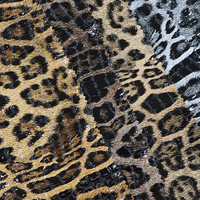 0.9mm Miroir Brillant Conception Léopard Cuir Animal Artificiel 3D Gaufré Imitation Crocodile PVC Faux Cuir