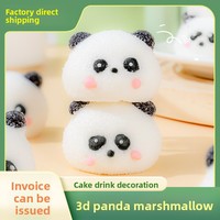 Bonbons guimauves panda 3D 5g au design de dessin animé mignon, parfaits pour les cadeaux de fête pour enfants, personnalisables en gros