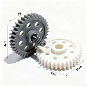 Engrenages externes de précision de haute qualité Engrenage à anneau interne en plastique à dents en nylon Pa6 engrenage conique miniature - Product Image 1
