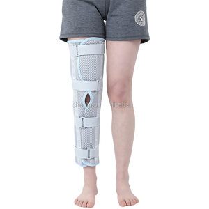 Genouillère articulée respirante réglable attelle de <span class=keywords><strong>jambe</strong></span> de Sport professionnel adultes mince <span class=keywords><strong>jambe</strong></span> droite soutien attelle de genou <span class=keywords><strong>blessure</strong></span> au Ligament - Product Image 4
