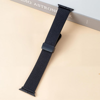 Bracelet de montre en silicone texturé magnétique pour Apple Watch 38 40 41 42 44 45 46 49 mm, bracelet de remplacement pour homme OEM ODM