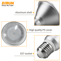 Projecteur LED PAR38 étanche avec culot E27, tout en aluminium, 13W 15W 18W, blanc chaud 3000 4000 6500K, intérieur/extérieur