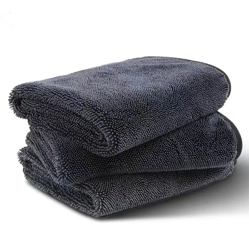 FF2607, paño de limpieza de microfibra grueso para lavado de coches, toalla de lavado sin pelusa automática, toalla de secado de coches altamente absorbente