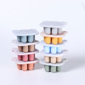 Caja de silicona para alimentos complementarios de bebé, molde para hornear y triturar arroz, molde para hornear al vapor con rejilla para hielo, apto para contacto con alimentos - Product Image 1