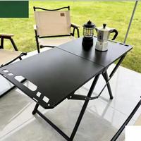 Nouvelle table tactique légère en fer pour le camping en plein air, extensible et portable pour les pique-niques et les voyages multifonctionnels