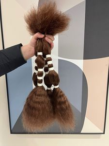 All'ingrosso capelli vergini a doppio taglio onda di acqua bagnato e onda senza trama capelli umani alla rinfusa acconciature Boho trecce intrecciate - Product Image 3